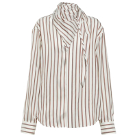 Bottega Veneta Women's 'Bicolor Striped' Shirt