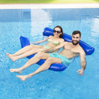 Innovagoods Hamac D'Eau Flottant Double Pour Piscine Twolok