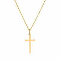 L'instant d'or Women's 'Croix Croyance' Pendant