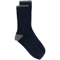 Brunello Cucinelli Chausettes 'Ribbed' pour Hommes