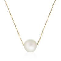 Oro Di Oro Women's 'Single Pearl' Necklace