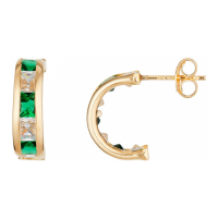 Oro Di Oro Boucles d'oreilles 'Greenarc' pour Femmes