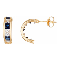 Oro Di Oro Boucles d'oreilles 'Bluarc' pour Femmes