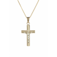 Oro Di Oro Women's 'Croix De Jésus' Pendant