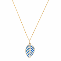 Oro Di Oro Women's 'Feuilles' Pendant