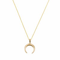 Oro Di Oro Pendentif 'Demi Lune' pour Femmes