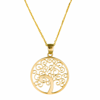 Oro Di Oro Women's 'Petit Arbre' Pendant