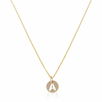 Oro Di Oro Women's 'Lettre A' Pendant