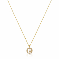 Oro Di Oro Women's 'Lettre E' Pendant