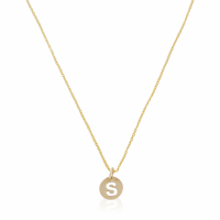 Oro Di Oro Women's 'Lettre S' Pendant