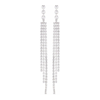 Isabel Marant Women's 'Crystal-Embellished Fringe' Earrings