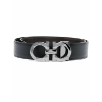 Ferragamo Ceinture 'Smooth Grain' pour Hommes