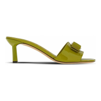 Ferragamo 'Vara Bow Slide' Mules mit Absatz für Damen