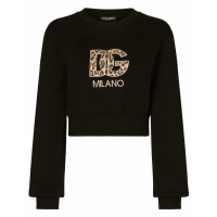 Dolce&Gabbana Women's 'Logo Patch' Sweater