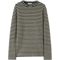 Jil Sander 'Logo Patch Striped' Langärmeliges T-Shirt für Herren