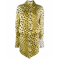 The Attico Robe chemise 'Leopard-Patterned' pour Femmes