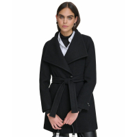 Calvin Klein 'Asymmetrical Belted Wrap Coat' für Damen