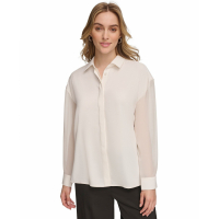 Calvin Klein Blouse 'Button Down' pour Femmes