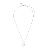 Ferragamo Collier 'Gancio Crystal Embellished' pour Femmes