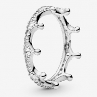 Pandora Women's 'Clear Sparkling Crown' Ring