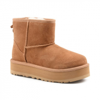 UGG Children's 'Classic Mini Platform' Ankle Boots