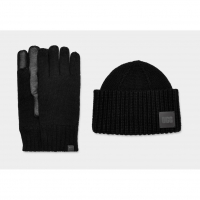 UGG Men's Beanie & Glove Set