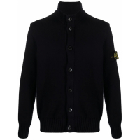 Stone Island Cardigan 'Compass-Patch Knitted' pour Hommes