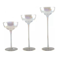 Aulica Mother-Of-Pearl Candle Holder - Set Of 3