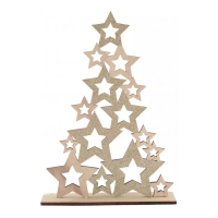 Aulica Wood Christmas Tree Decoration H.59 cm