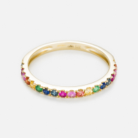 Di Joya Women's 'Colorful Love' Ring