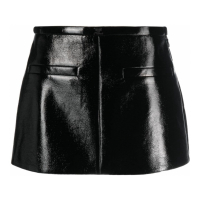 Courrèges Women's 'High-Shine' Mini Skirt