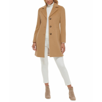 Calvin Klein 'Single-Breasted Wool Blend Coat' für Damen