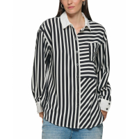 Karl Lagerfeld Paris 'Striped' Langärmelige Bluse für Damen
