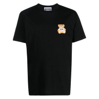 Moschino T-shirt 'Logo Patch' pour Hommes