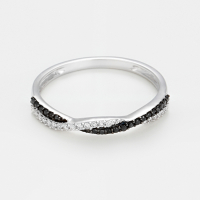 Le Diamantaire 'En Noir Et Blanc' Ring für Damen