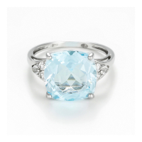 Le Diamantaire Bague 'Blue Light Two' pour Femmes