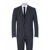 Corneliani 'Windowpane Check Notch Lapel Mantua 2-Button Drop 6R' Anzug für Herren