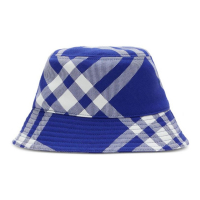 Burberry 'Checked Tonal Stitching' Bucket Hat