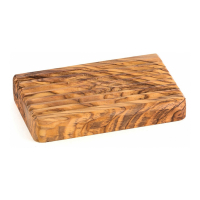 Esprit Provence Porte-Savon Rectangulaire En Bois D'Olivier Avec Rainures De Drainage 116X75X20 mm