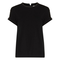 Brunello Cucinelli T-shirt 'Monili Chain Embellished' pour Femmes