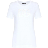 Dolce & Gabbana 'Logo-Patch' T-Shirt für Damen