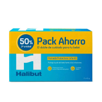 Halibut Onguent pour couche-culotte 'Dermo H' - 45 g, 2 Pièces