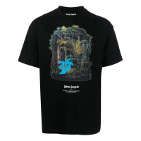 Palm Angels Men's 'Jungle-Print' T-Shirt