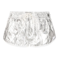 Tom Ford 'Metallic Crinkle Running' Shorts für Damen