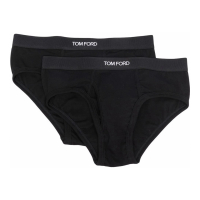 Tom Ford Men's 'Logo-Waistband' Briefs - 2 Pieces