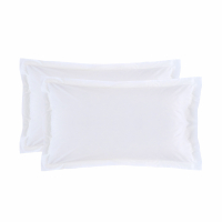 Biancoperla Denise Lot De 2 Taies D'Oreiller Blanches