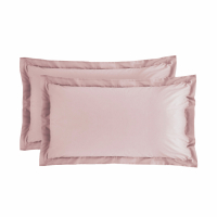 Biancoperla Denise Lot De 2 Taies D'Oreiller Rose