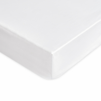 Biancoperla Aurora White Single Fitted Sheet With Corners