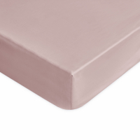 Biancoperla Aurora Pink Queen-Size Fitted Sheet With Corners