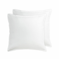 Biancoperla Aurora Lot De 2 Taies D'Oreiller Blanches